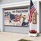 American 250 Years of Freedom Backdrop 1776-2026 American 250 Anniversary Party Decoration 250th USA Independence Patriotic Photo Booth Background for Independence Day 4th of July-3.6 x 6 Ft
